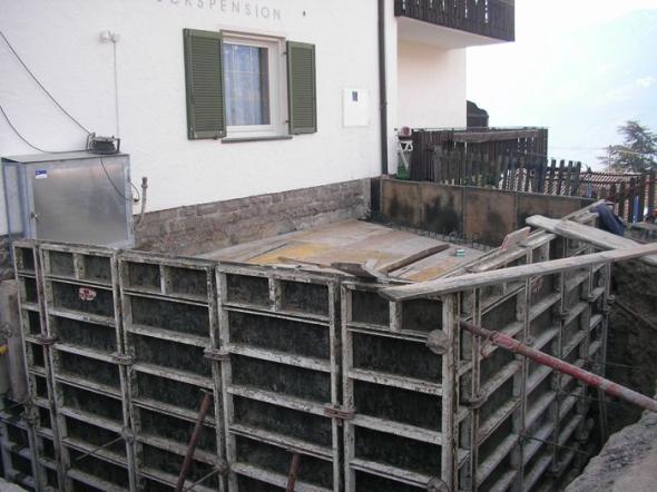 Bau von Garagen (Betonbau)