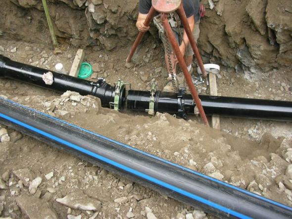 Verlegung von Leitungen