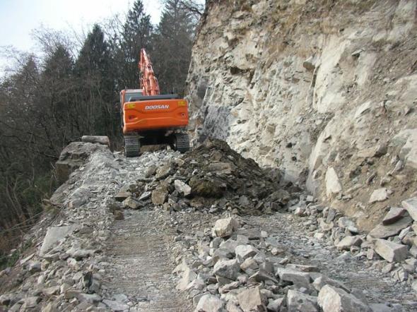 Lavori di lastricamento