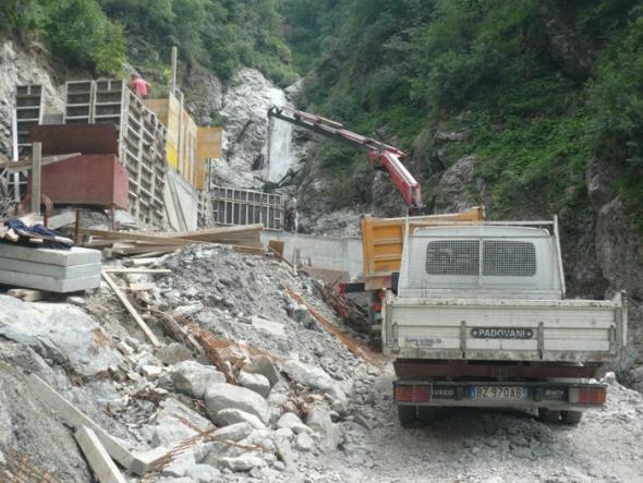 Lavori di lastricamento