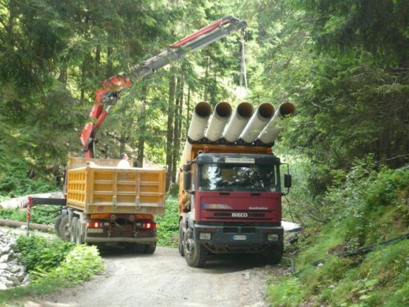 Verlegung von Leitungen